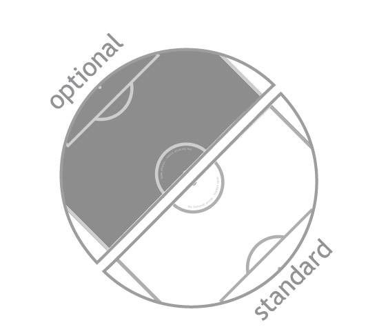 GARLANDO G-500 ASH GREY - Tischfussball