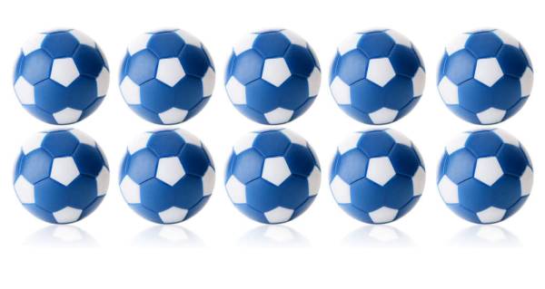 WINSPEED Robertson Table Soccer Ball - Blue/White - 10 balls