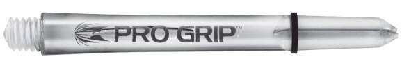 TARGET PRO GRIP - 3 MEDIUM nylon shafts with rings - clear