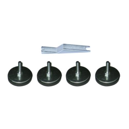 Height-adjustable Leg Levelers for Garlando Football Tables - Set with 4 pcs - Champions