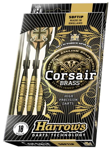 HARROWS CORSAIR - E-Darts - 18g - Messing