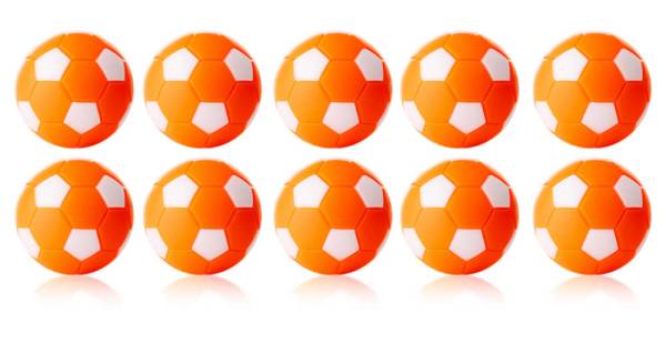 WINSPEED Robertson Table Soccer Ball - Orange/White - 10 balls