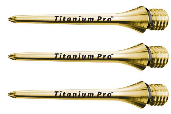 TARGET TITAN-Spitzen für E-Darts - 26 &amp; 30 mm - GOLD