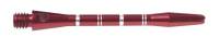 Shaft - ANODISED ALU RE-GROOVED - short/medium - Red Shaft - ANODISED ALU RE-GROOVED - short/medium - Red
