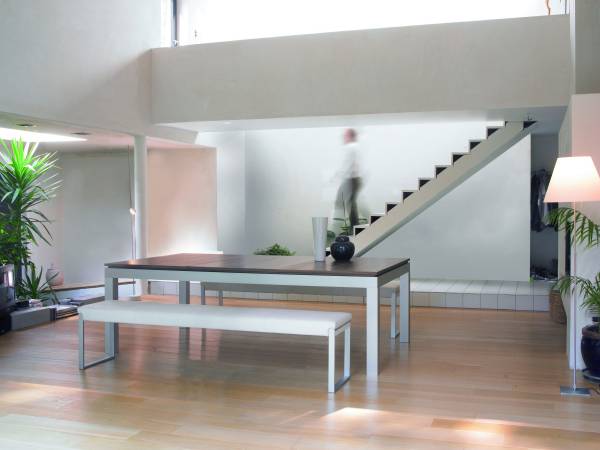 Fusiontable - Aluminium Matt Pulverbeschichtet