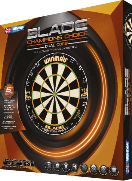 Winmau Blade 5 Dual Core CHAMPIONS CHOICE - Cible d'entraînement