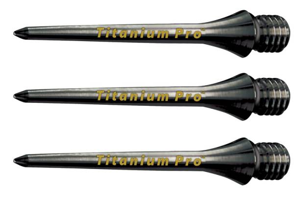 TARGET TITAN-Spitzen für E-Darts - 26 &amp; 30 mm - SCHWARZ