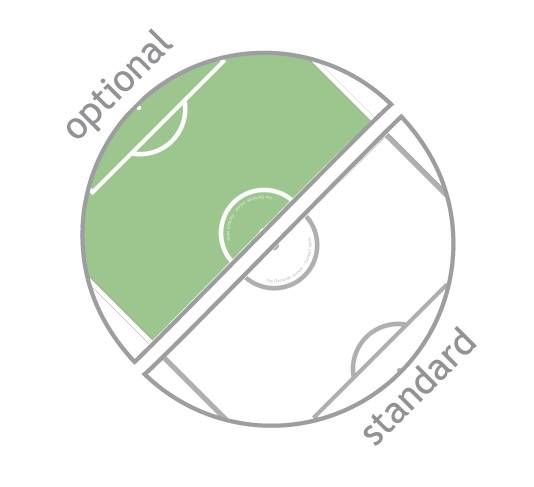 GARLANDO G-500 APPLE GREEN - Tischfussball